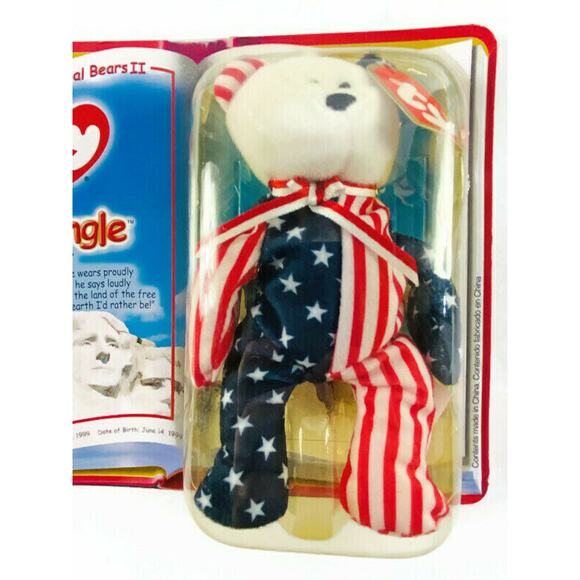 McDonalds Ty Beanies Spangle Rex Bronty and Germania Lot of 4 New and Unopened - Picture 5 of 11